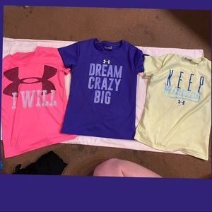 Girls Under Armour shirts